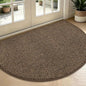 BEQHAUSE Dirt Trapper Door Mat 36" x 60" Half Circle Non Slip Rugs, Absorbent by BEQHAUSE