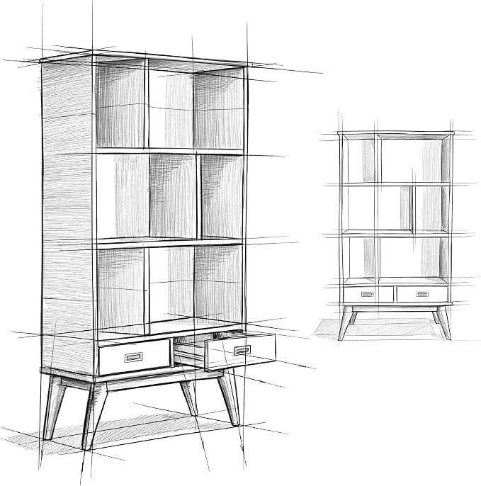 SIMPLIHOME Draper Bookcase - Image 17