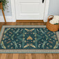 Emerald Green Entry Rugs for Inside House by HazoHaus