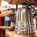 GSI Outdoors Percolator Coffee Pot I Glacier Stainless Steel Ultra-Rugged for Brewing Coffee Over Stove and Fire | Ideal for Group Camping, 14 Cup