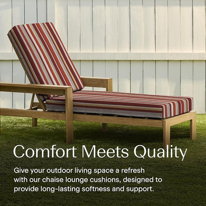 Honeycomb Outdoor Chaise Lounge Cushion - Image 3