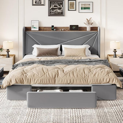 SHA CERLIN King Size Bed Frame - Image 3