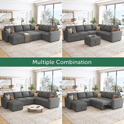 HONBAY Sectional Sleeper Sofa - Image 5