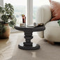 24/7 Shop at Home Kavren Modern 22-inch Oval Glossy Pedestal End Table by 247SHOPATHOME