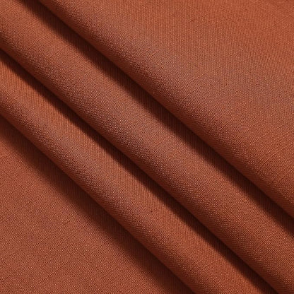 2 Panels Terracotta Linen Curtains 105 inches Long - Image 2