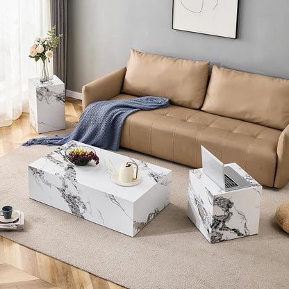 39.3'' Marble Coffee Table - Image 4