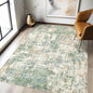 LOONGRUG 4x6 Area Rug Machine Washable Neutral Modern Abstract Rugs Green | by LOONGRUG