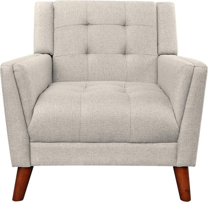 Christopher Knight Home Evelyn Mid Century Modern Fabric Arm Chair - Image 4