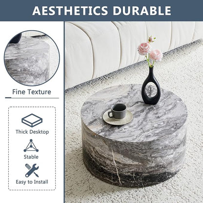 23.6'' Modern Round Coffee Table - Image 4