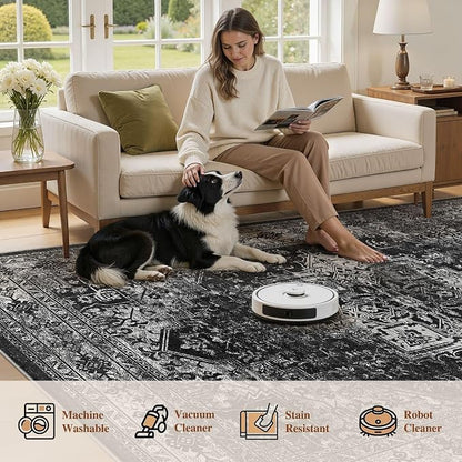 UERMEI 8x10 Area Rug Living Room Rugs - Image 5