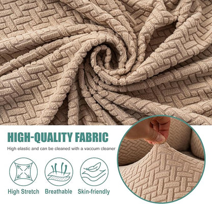Genina Recliner Loveseat Cover Stretch Couch Covers Sofa slipcover - Image 2