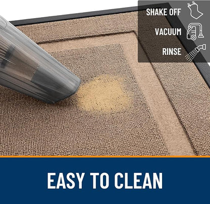 OLANLY Front Door Mat Outside 71x23, All-Season Heavy-Duty Rubber Doormat | - Image 5