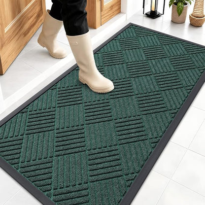OLANLY Front Door Mat Outside Entrance 47x23, Waterproof Heavy-Duty Doormat | by OLANLY