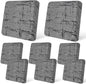 8Pcs Patio Cushion Covers Stretch Outdoor Furniture Protector Slipcovers | by pickyNproud