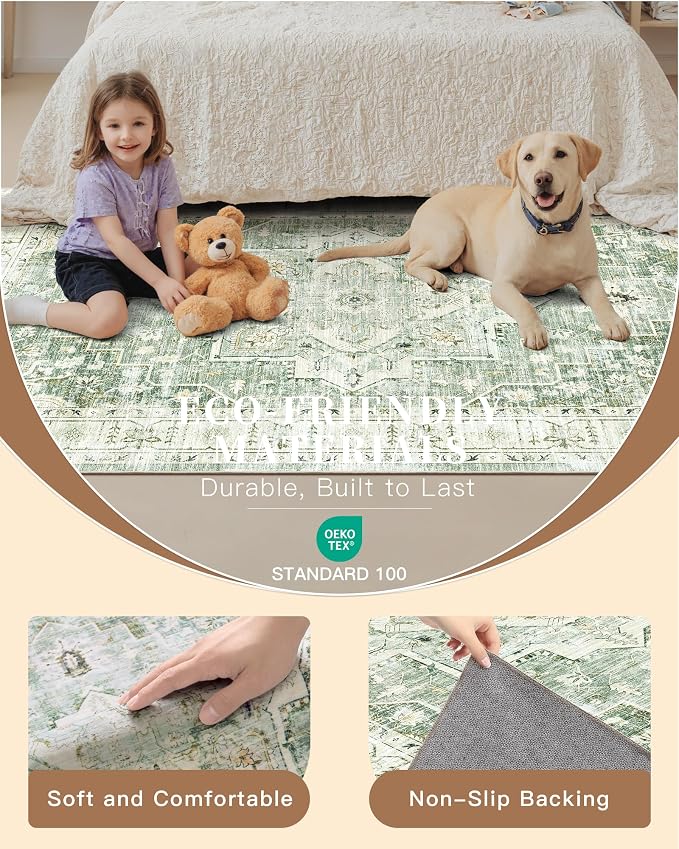 Madane Washable Runner Rug 2x6 Runners - Image 5