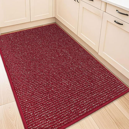 BEQHAUSE Kitchen Rugs 32"x48", Non-Slip Kitchen Mats by BEQHAUSE