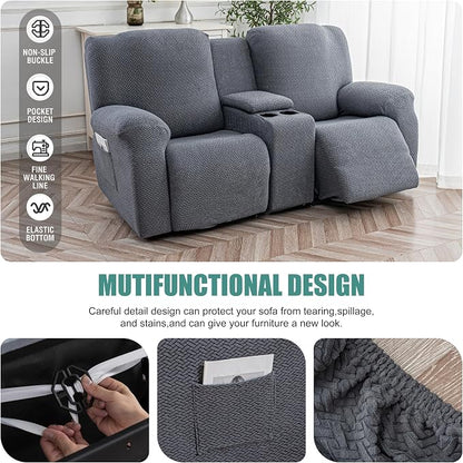 Genina Recliner Loveseat Covers - Image 5