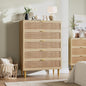 GarveeHome Rattan 5 Drawer Dressers by GarveeHome