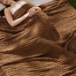 Bedsure Cooling Cotton Waffle Full Size Blanket by BEDSURE