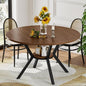 42" Round Dining Table for 4, Farmhouse Kitchen Table by MECHYIN