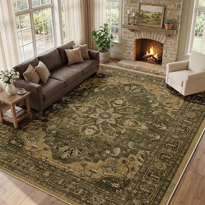 RELEANY Washable Area Rug, Large 10'x12', Water Repellent, Pet Friendly - Image 2