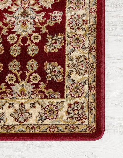 Rugs.com Aditi Collection Rug – 10x14 Red Medium-Pile Rug Perfect - Image 9