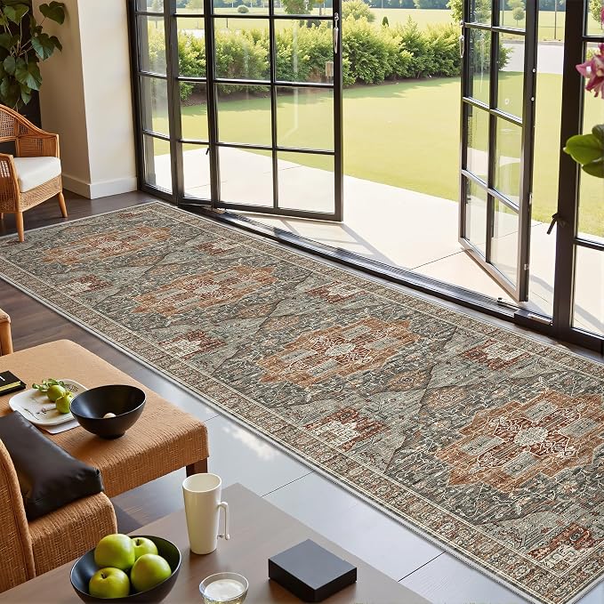 Runner Rug 2x10, Washable Rugs for Entryway Rug, Bathroom Bedroom - Image 3