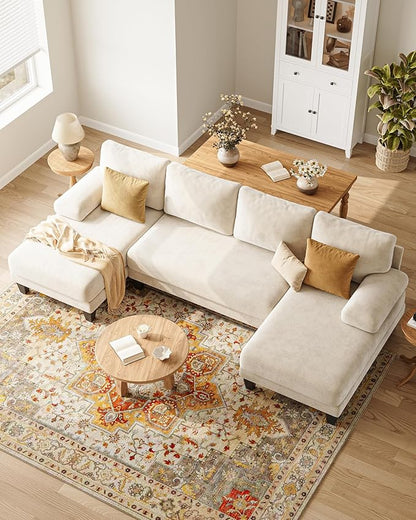 U-Shaped Sectional Couches for Living Room | 112 Inch Modern Sectional Couch | - Image 3
