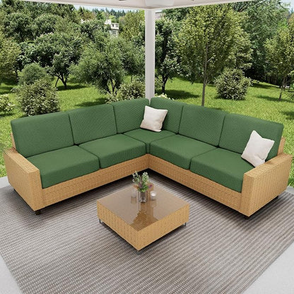 Waterproof Sectional Couch Covers, Non Slip Sofa Cushion Covers | L Shape - Image 2