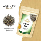 BREWIX, Green Tea (22 Pyramid Tea Bags) | Supports Overall Health, Natural & Pure High Grown Green Tea | Caffeinated & Gluten Free | Direct From India