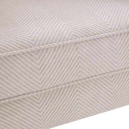 HUIMO Printed Wingback Accent Chair, Linen Upholstered High Back Armchair - Image 3