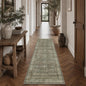 Schweek 2x6 Hallway Runner Rug Washable Non Slip Rugs Vintage Brown Grey | by Schweek