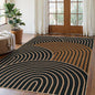 Lahome Enfys Modern Rainbow Easy Jute Carpet, Washable Rugs 5x7 by Lahome