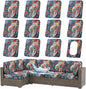 Waterproof Outdoor Cushion Covers, Stretch Patio Slipcovers | UV Resistant by hyha