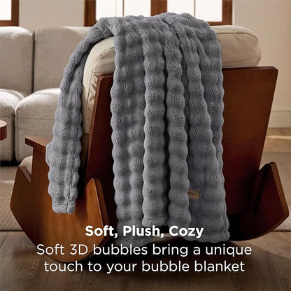 Bedsure Grey Twin XL Blankets for Bed - Image 3