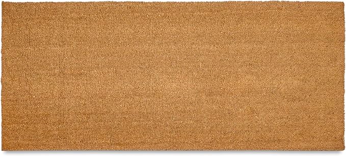 Blank Welcome Mat 48x24 Inch, Coir Door Mat by MainEventUSA