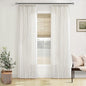 Natural Pinch Pleated Linen Semi Sheer Curtains 78 Inches Long 2 Panels | by Twodrapes