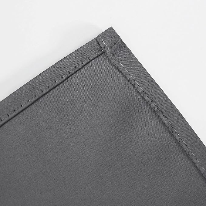 Blackout Curtains 66 x 84 inch/Frost Grey Curtains Set of 2 Panels/Thermal - Image 8