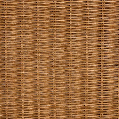 Bali & pari Oteria Bohemian Light Honey Scalloped Rattan Console Table - Image 8