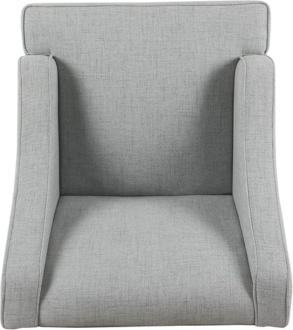HomePop Swoop Arm Living-Room-Chairs, Soft Dove Gray - Image 6