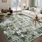 Rugflix 4x6 Area Rugs for Living Room, Washable Dark Green Large Rug | Machine by RugflixAreaRugs
