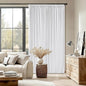Snow White Pleated Linen 100% Blackout Curtains 80 Inches Long | Pinch Pleat by Twodrapes