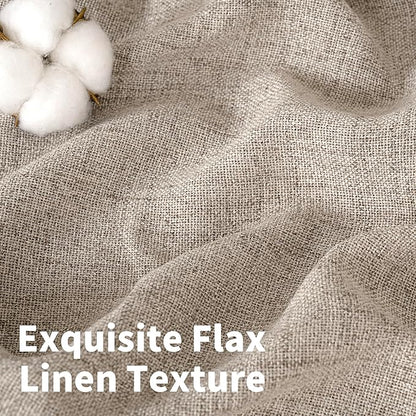 YoungsTex Burlap Linen Curtains 40 lnch Length - Image 4