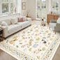 Soalmost Dog 6x9 Area Rugs for Living Room, Washable Animal Soft Rug Beige | by Soalmost