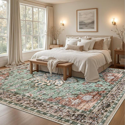 8x10 Area Rugs Living Room: Washable Rug - Image 4