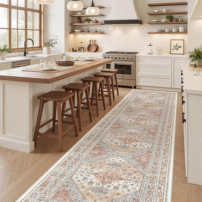 3x14 Runner Rug Non Slip, Washable Hallway Runner Rug, Living Room, Extra Long - Image 3