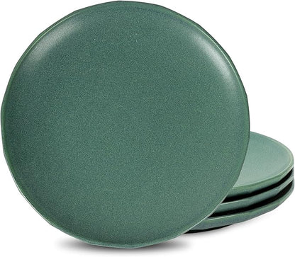 Stone Lain Rio 4-Piece Salad Plate Set Stoneware, Green
