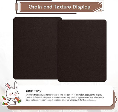 KING MOUNTAIN Leather Repair Patch, 2 Packs 9 x 11 Inches self Adhesive Leather - Image 2