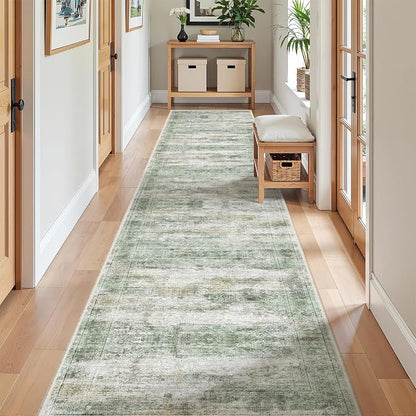 2x10 Runner Rug Non Slip, Washable Hallway Runner Rug, Laundry Room, Soft - Image 3