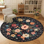 DUKINO 6ft Round Rug, Soft Washable Circle Rug by DUKINO
